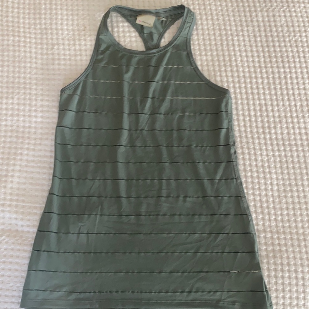 Athleta sheer stripe tank